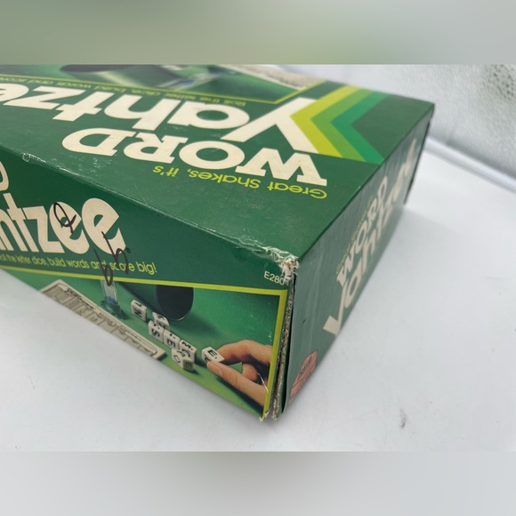 1982 Word Yahtzee Dice Game Em Milton Bradley Vintage - Picture 5 of 6